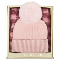 Steve Madden Buffalo Blaze Beanie and Scarf Gift Set, 2-Piece Set