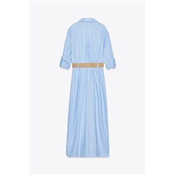 MIDI DRESS WITH BELT