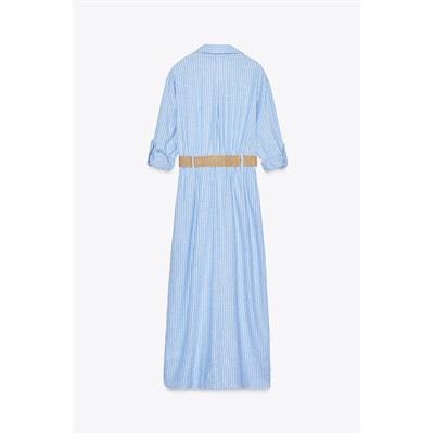 MIDI DRESS WITH BELT