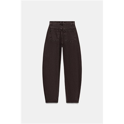 TRF BARREL HIGH-WAIST JEANS