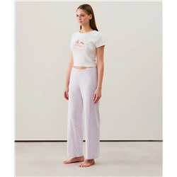 Pantalón de punto calado