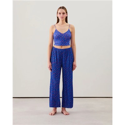Pantalón ancho plisado