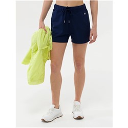 Lacivert Regular Fit Örme Şort