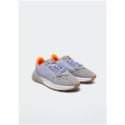 Deportivas combinadas piel -  Mujer | MANGO OUTLET Melilla