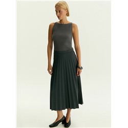 Юбка-плиссе миди, S1066/posh