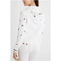 Chaqueta slim vaquera bimateria