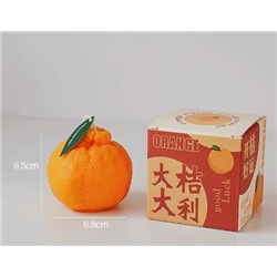 Аромо-свеча мандарин. В наборе 2 шт маленькая и большая