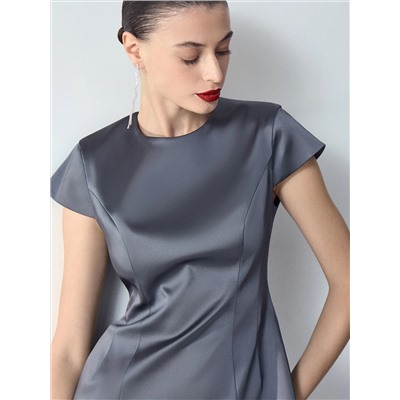 Костюмная блузка с коротким рукавом, B3187/pierre