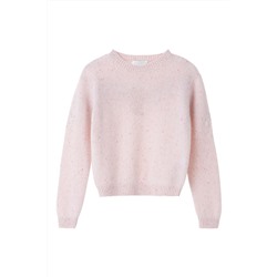 Jersey de lana y cachemir Rosa