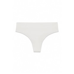 Tanga microfibra clean cut blanca