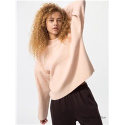Soufflé Yarn Mock Neck Jumper