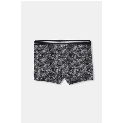 Dagi Siyah Erkek Compact Desenli Boxer