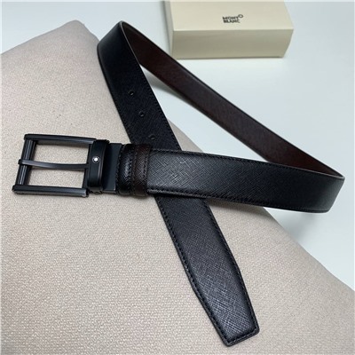 Мужской двухсторонний ремень  Mon*t Blan*c