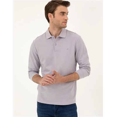 Lila Slim Fit Basic Sweatshirt