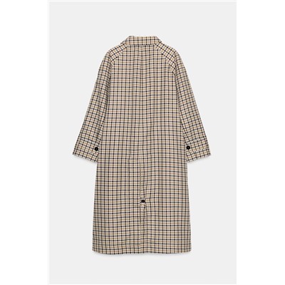 TRENCH CUADROS REVERSIBLE ZW COLLECTION ТРЕНЧ ДВУСТОРОННИЙ