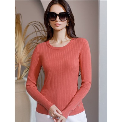 Джемпер тонкой вязки из вискозы с нейлоном