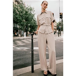 FLOWING WIDE-LEG TROUSERS