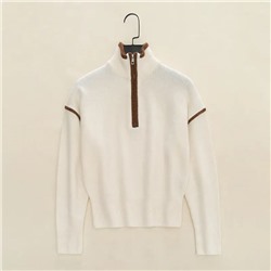 Женский свитер с воротником стойкой на молнии   OYSH*O