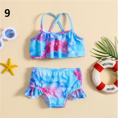 Купальник для девочек. 10 разных моделей (80-130)