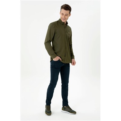 Erkek Koyu Mavi Jean Pantolon