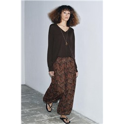 ZW COLLECTION PAISLEY TROUSERS