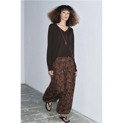 ZW COLLECTION PAISLEY TROUSERS