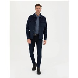 Lacivert Regular Fit Gömlek Ceket