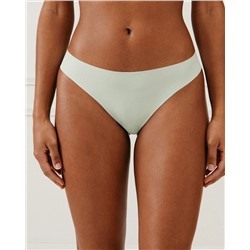 Culotte de microfibra y encaje verde claro