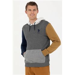 Erkek Antrasit Melanj Sweatshirt