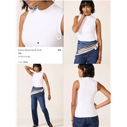 Женская майка с высоким горлом от Американского бренда   LNA CLOTHING 🤩  Экспорт