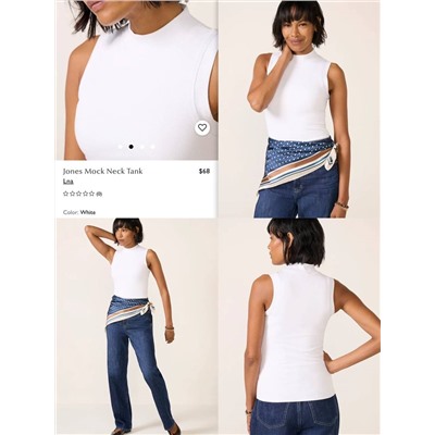 Женская майка с высоким горлом от Американского бренда   LNA CLOTHING 🤩  Экспорт