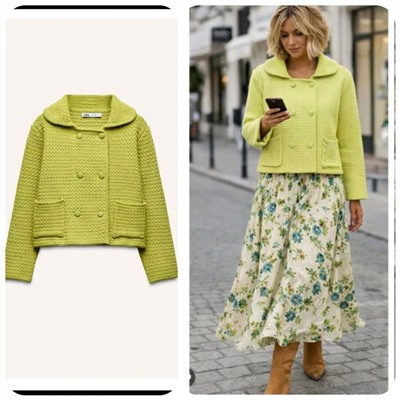 Женские вязаный жакет (2 цвета) ЗАР*А