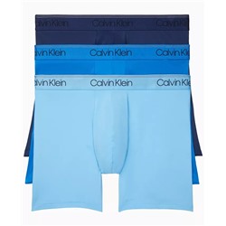 CALVIN KLEIN Men's Big & Tall Microfiber Stretch 3 Pack Boxer Brief