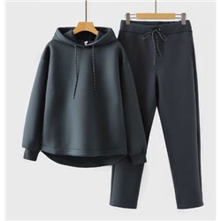 Парный осенне-зимний, воздушный хлопковый костюм