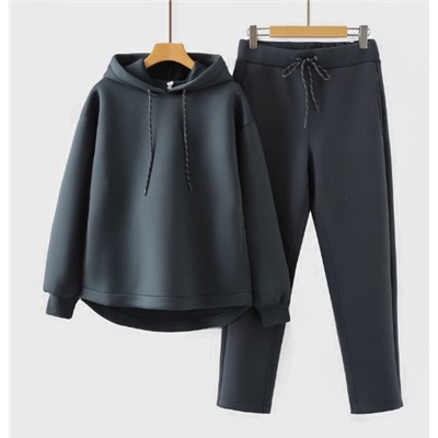 Парный осенне-зимний, воздушный хлопковый костюм