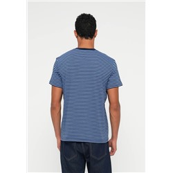 Tommy Jeans LINEAR LOGO STRIPE CREW NECK T-SHIRT - Camiseta estampada