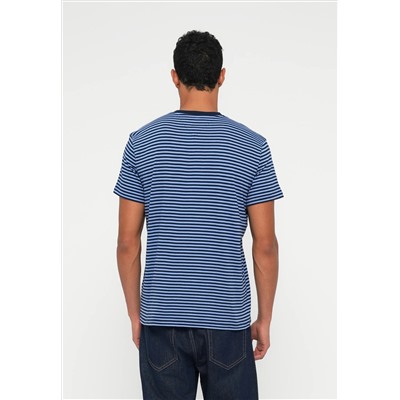 Tommy Jeans LINEAR LOGO STRIPE CREW NECK T-SHIRT - Camiseta estampada
