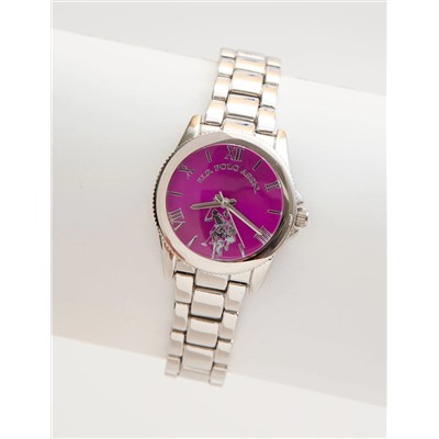 LADIES SILVERTONE BRACELET WATCH