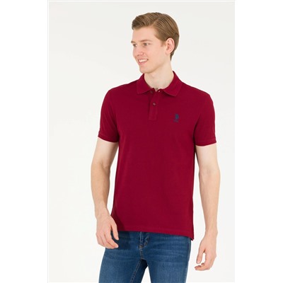 Erkek Plum Basic Polo Yaka Tişört