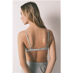 Sujetador triangular verde