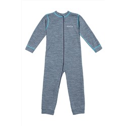 Комбинезон 8т5121.2 серый меланж/бирюзовый #289611