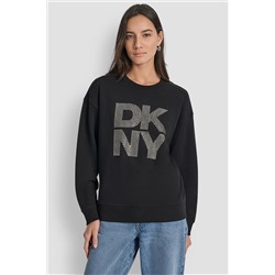 EMBELLISHED LOGO SWEATSHIRT
