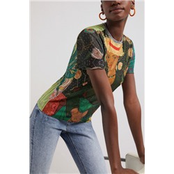 Camiseta texturas obra de arte