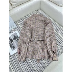 Женское жаккардовре пальто Chane*l