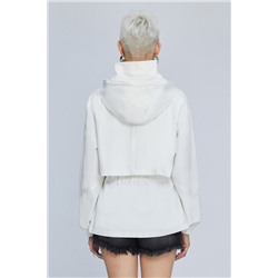 Chaqueta con capucha Blanco