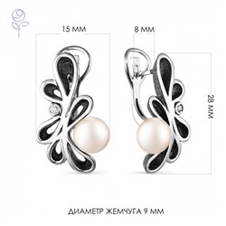 Серьги серебро 52852S1B