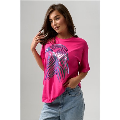 8555 Футболка оверсайз женская