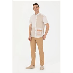 Erkek Taş Kısa Kollu Gömlek