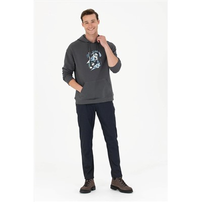 Erkek Lacivert Kanvas Pantolon