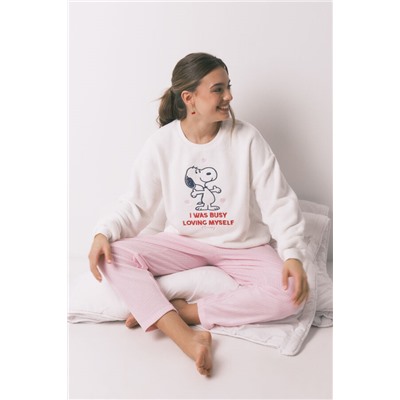 Pijama largo polar Snoopy